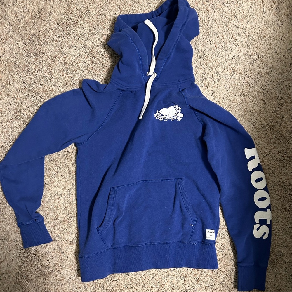 Roots blue hoodie